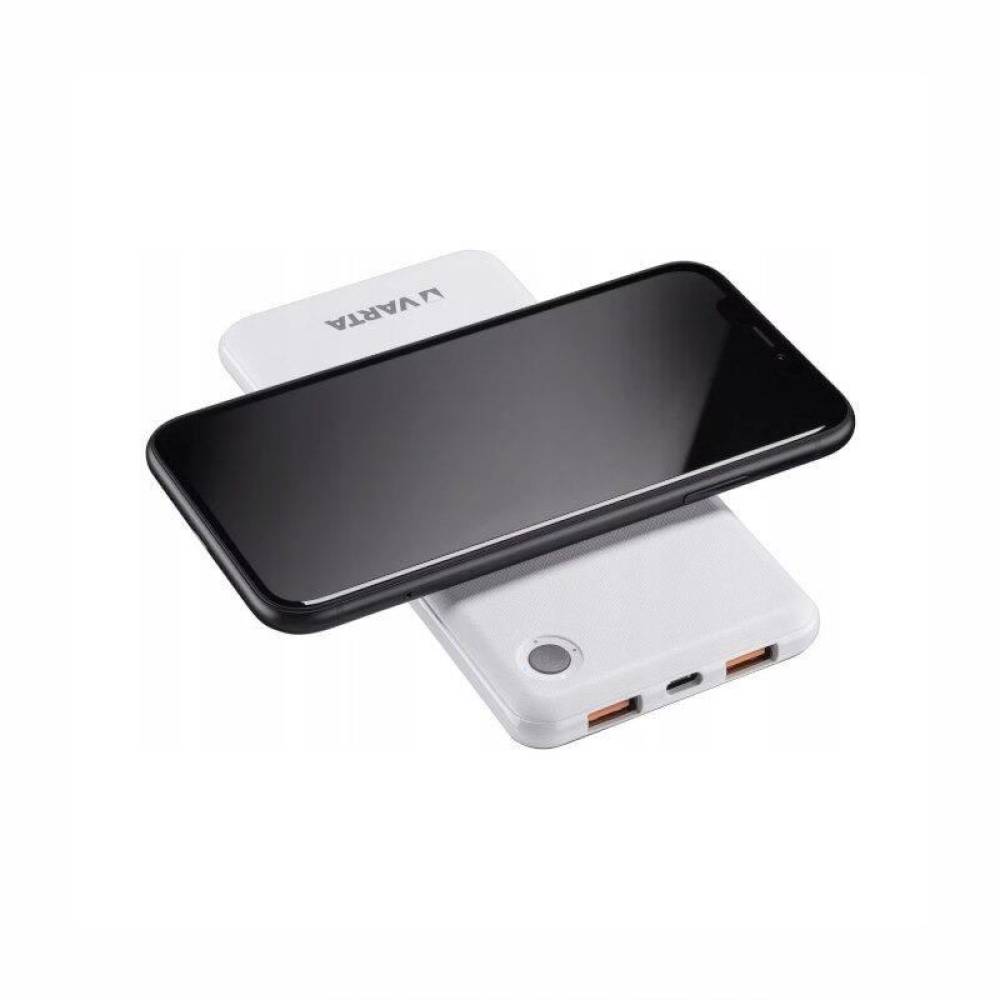 Acumulator extern, 15000mAh, incarcare wireless, 1x USB-C, 2x USB-A QC 3.0, Power Bank 57908 Varta