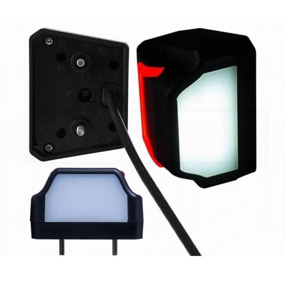 Lampa numar 94x70mm, 12 LED-uri cu pozitie rosie tip NEON, Hor127, LTD2834 Horpol 