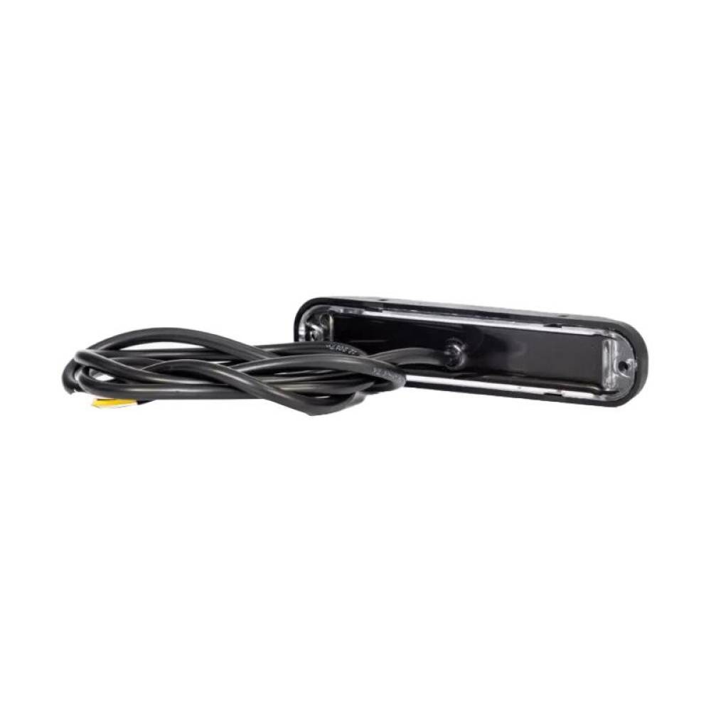 Proiector stroboscopic, LED, girofar grila, 6 functii, 12-24V, 132.2 x 28.2mm, rosu, FT-200C Fristom