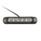 Proiector stroboscopic, LED, girofar grila, 6 functii, 12-24V, 132.2 x 28.2mm, rosu, FT-200C Fristom
