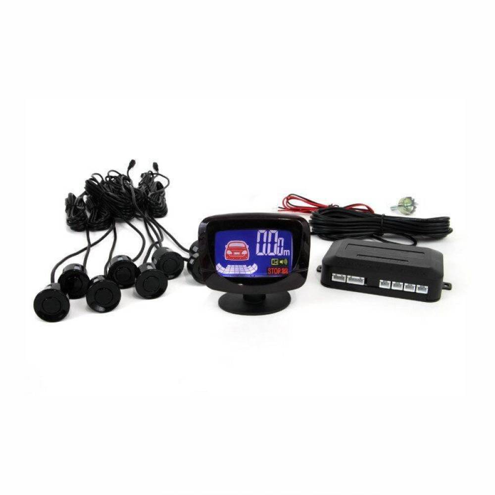 Set 8 senzori parcare, fi 22mm, fata-spate, cu monitor LED GRAF, 01559 Amio