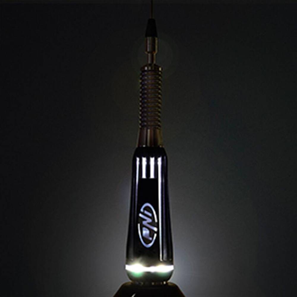 Antena statie CB 100cm, rabatabila, cu iluminare, cu cablu, montura fixa, tip fluture, LED 1000 PNI 
