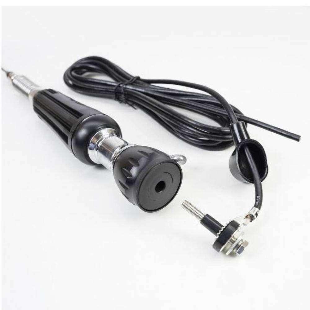 Antena statie CB 100cm, rabatabila, cu iluminare, cu cablu, montura fixa, tip fluture, LED 1000 PNI 