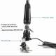 Antena statie CB 100cm, rabatabila, cu iluminare, cu cablu, montura fixa, tip fluture, LED 1000 PNI 