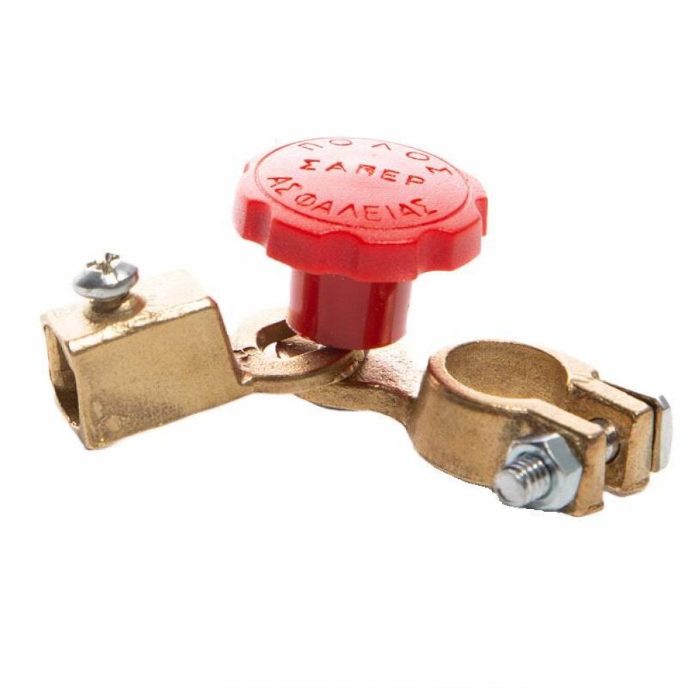 Set 2 borne acumulator cu decuplare rapida, rosu-verde, KITS2 Saper