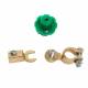 Set 2 borne acumulator cu decuplare rapida, rosu-verde, KITS2 Saper