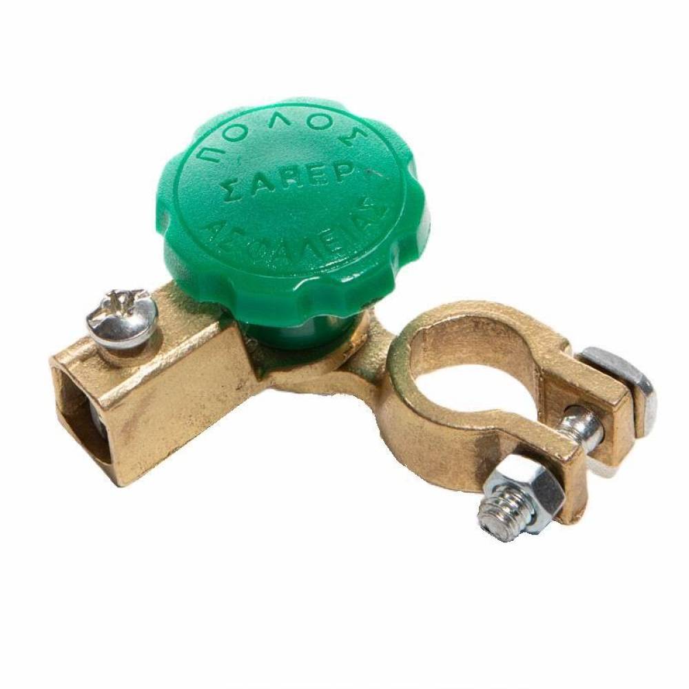 Set 2 borne acumulator cu decuplare rapida, rosu-verde, KITS2 Saper