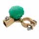 Set 2 borne acumulator cu decuplare rapida, rosu-verde, KITS2 Saper