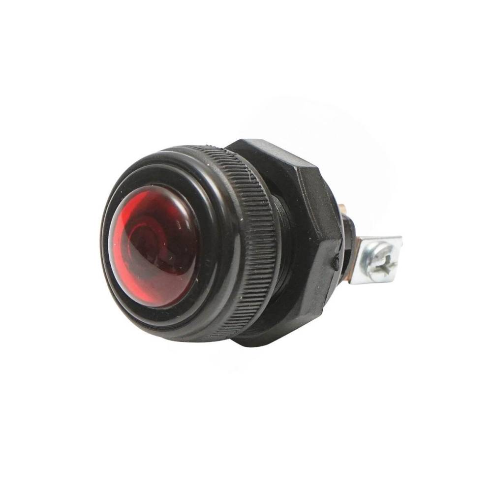 Lampa martor bord fi16mm, scurt  41mm, (fara bec T5), rosu BK77263