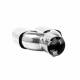Ornament toba interior 36-54, exterior 165x63, L235, dublu, crom, 03170 Amio