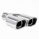 Ornament toba interior 36-54, exterior 165x63, L235, dublu, crom, 03170 Amio