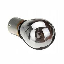 Set 2 becuri semnalizare cromate, 12V, P21W BA15s, galben, 03110 Amio
