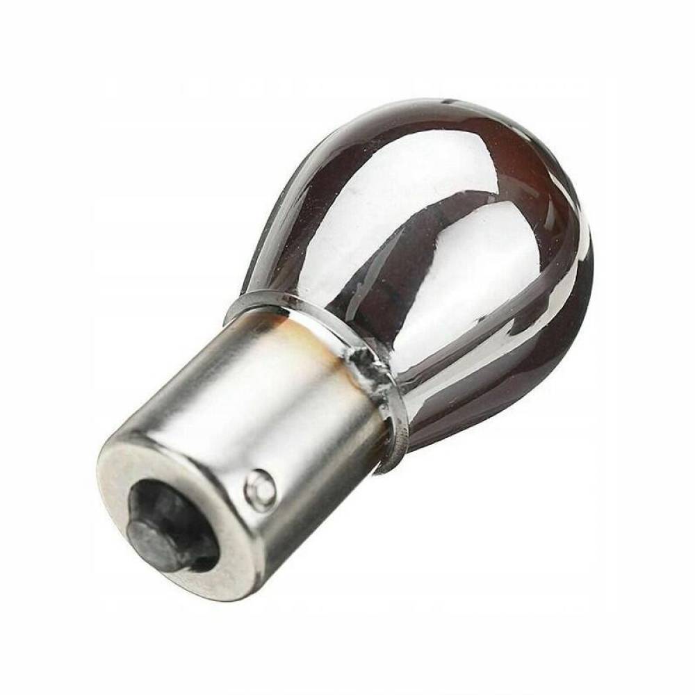 Set 2 becuri semnalizare cromate, 12V, P21W BA15s, galben, 03110 Amio Set 2 becuri semnalizare cromate, 12V, P21W BA15s, galben, 03110 Amio