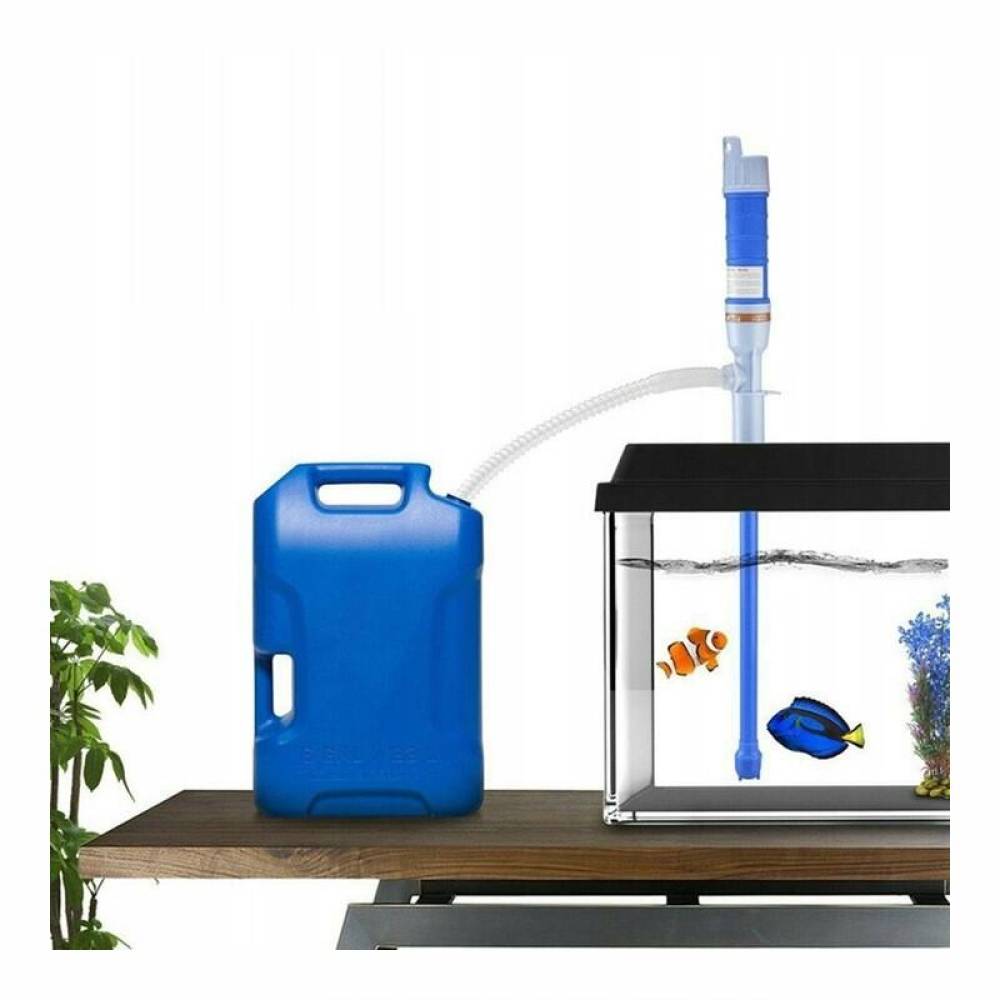 Pompa transfer lichide electrica, cu baterii 2xR20, 66cm, 7L pe minut, 03120 Amio