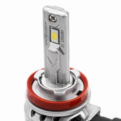 Set 2 becuri H8, H9, H11, LED, 10-16V, 72W, 7920lm, 6500K, Canbus, X2 Series, 02974 Amio