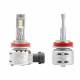 Set 2 becuri H8, H9, H11, LED, 10-16V, 72W, 7920lm, 6500K, Canbus, X2 Series, 02974 Amio
