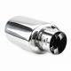 Ornament toba interior 33-55, exterior 117mm, L180, crom, 01314 Amio