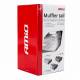 Ornament toba interior 33-55, exterior 117mm, L180, crom, 01314 Amio