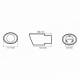 Ornament toba interior 33-55, exterior 117mm, L180, crom, 01314 Amio