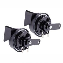 Set 2 claxoane 12V, tip melc, 80mm, 118dB, 2 tonuri, 58599 Carmotion