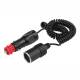 Cablu prelungitor cu priza si stecher, 3m, 12-24V, 15A, Heavy Duty, 58623 Carmotion