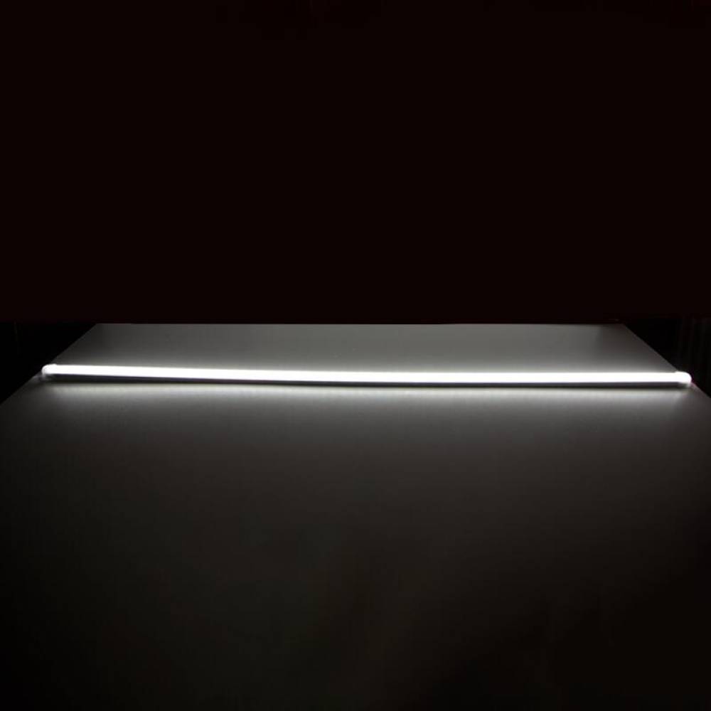 Lampa bara LED, banda rigida cu suport aluminiu si dispersor, 1m, 12V, Alb rece, 6000k 18W, ALSZ12