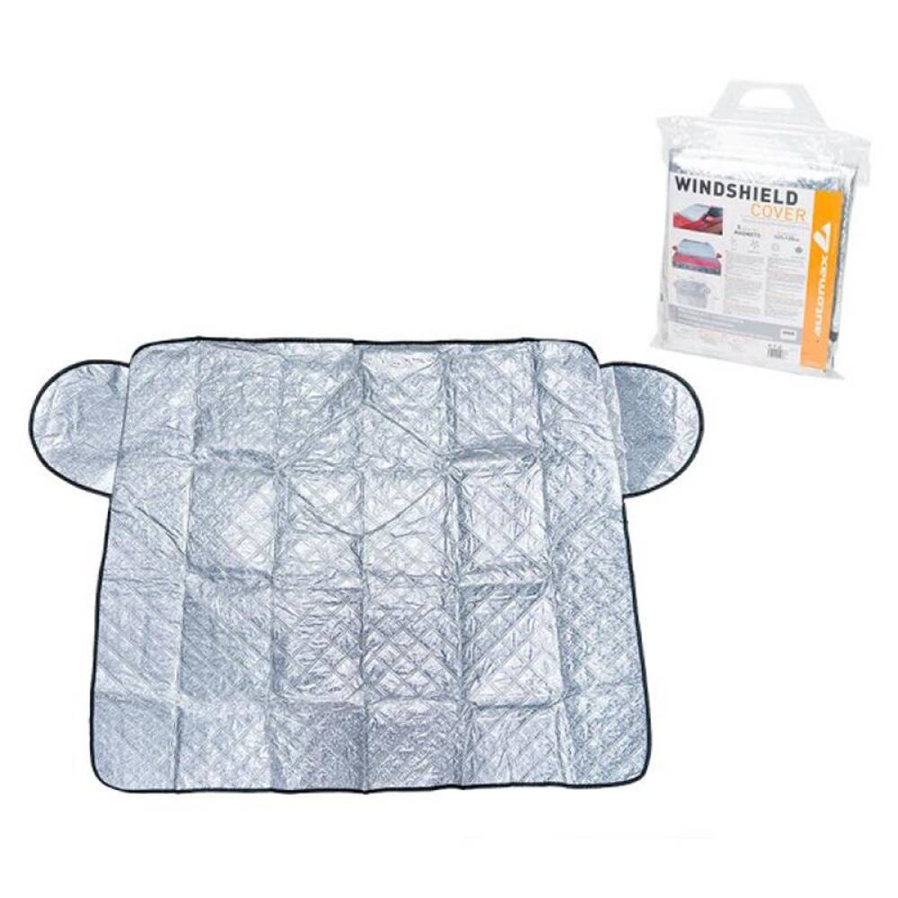 Husa parbriz exterior iarna / vara, 147x120cm, parasol pentru van / microbuz, cu 5 magneti, 5288 Amax 