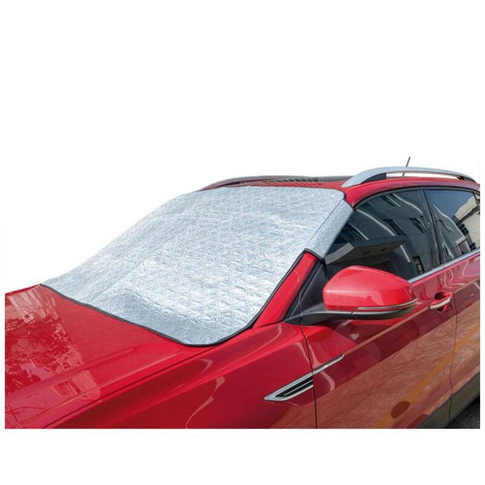 Husa parbriz exterior iarna / vara, 147x120cm, parasol pentru van / microbuz, cu 5 magneti, 5288 Amax 