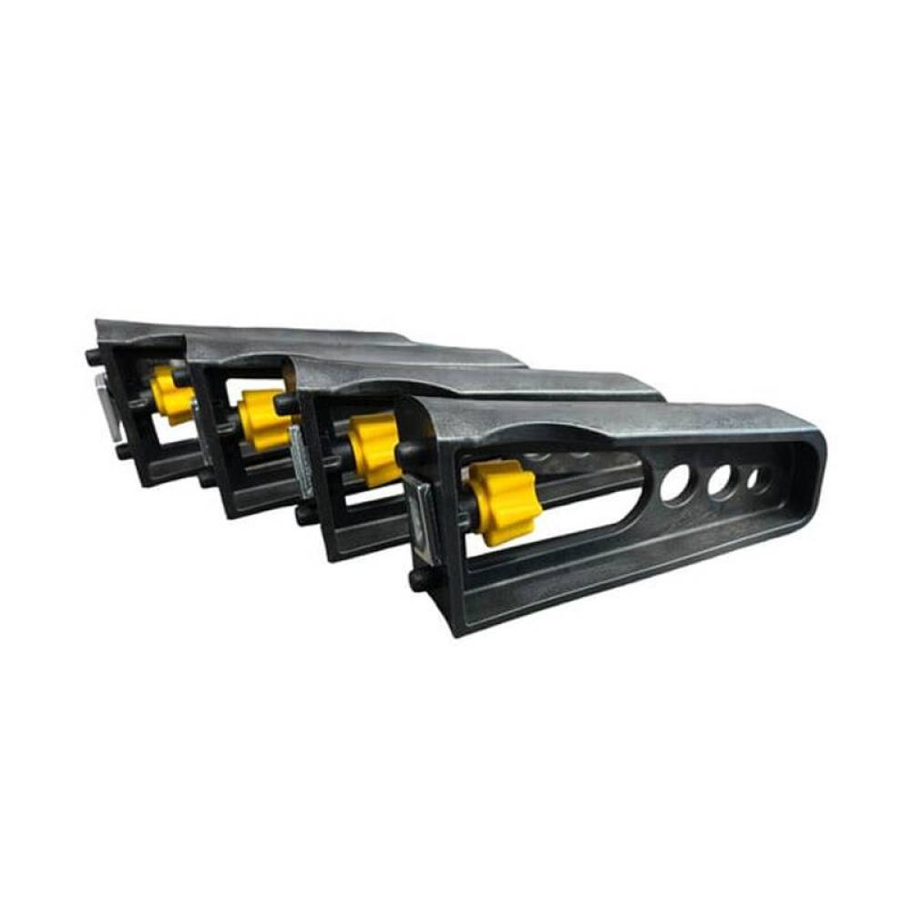 Set 4 suporti fixare scara / obiecte lungi pe bare transversale, 150mm x 30mm, FIX1001ER