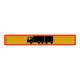Placa reflectorizanta lunga in chenar, 125x20cm, camion 3 axe cu remorca 2 axe, P.3M.104A Stickers Par
