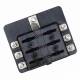 Set cutie sigurante plate cu 6 cai, cu indicator LED si 12 sigurante, 12-24V, 03039 Amio