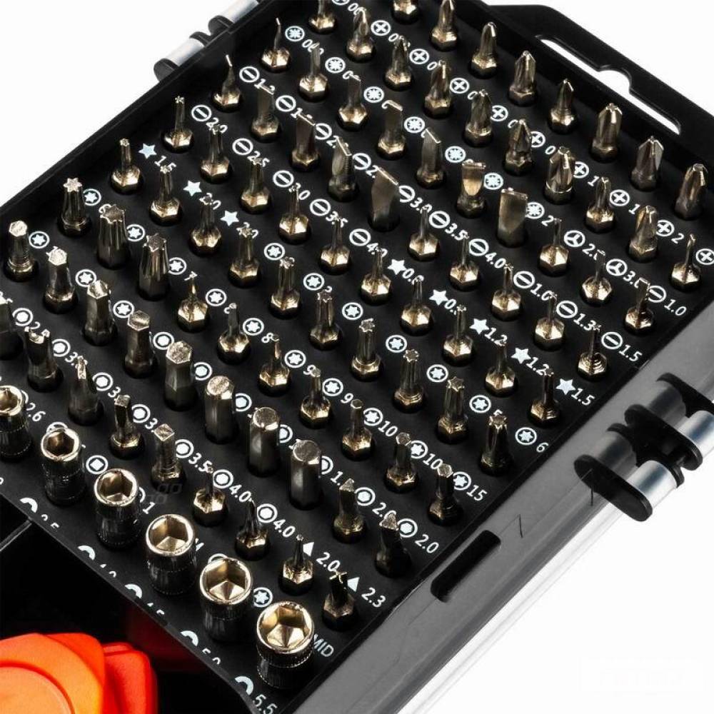 Trusa surubelnite de precizie 115 piese, magnetice, 03135 Amio 