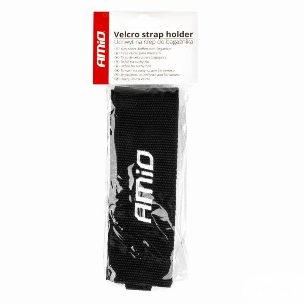 Banda velcro 5x63cm, pentru atasarea accesoriilor auto, 03284 Amio 