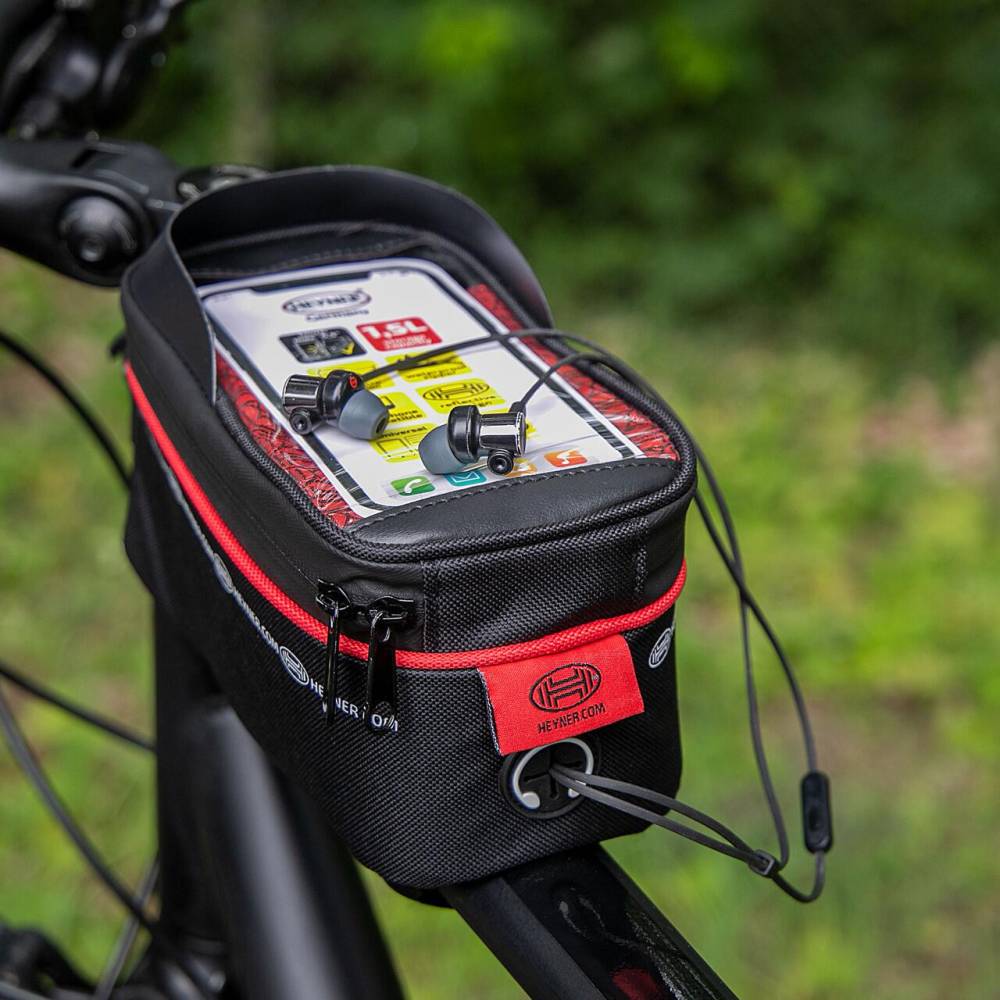 Borseta bicicleta montare pe ruda, 1.5L, impermeabila, Frame Organizer Pro, 734.10 Heyner