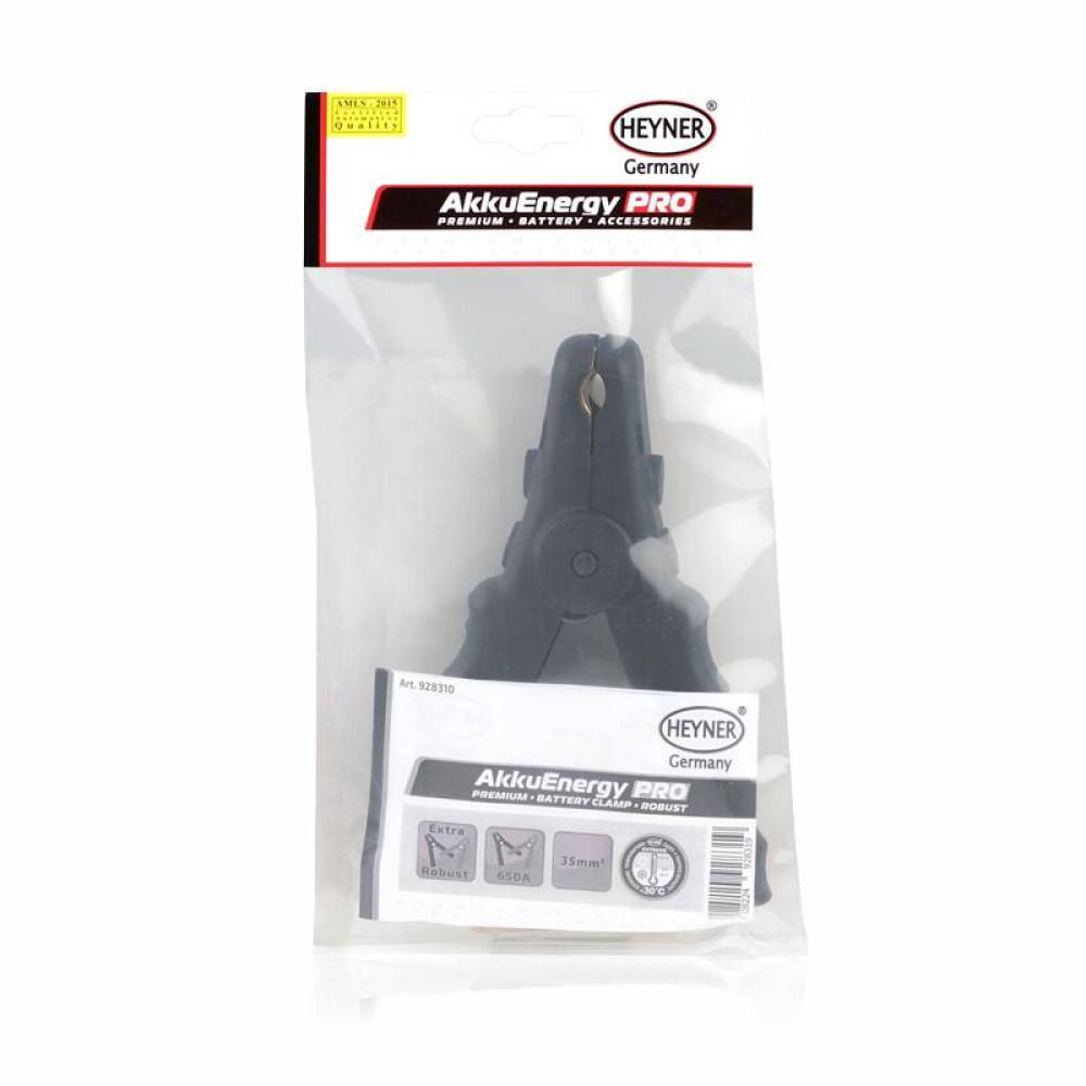 Cleste cablu curent, 18 cm, clema crocodil, 650A, pentru cablu 35qmm, 928.31 Heyner