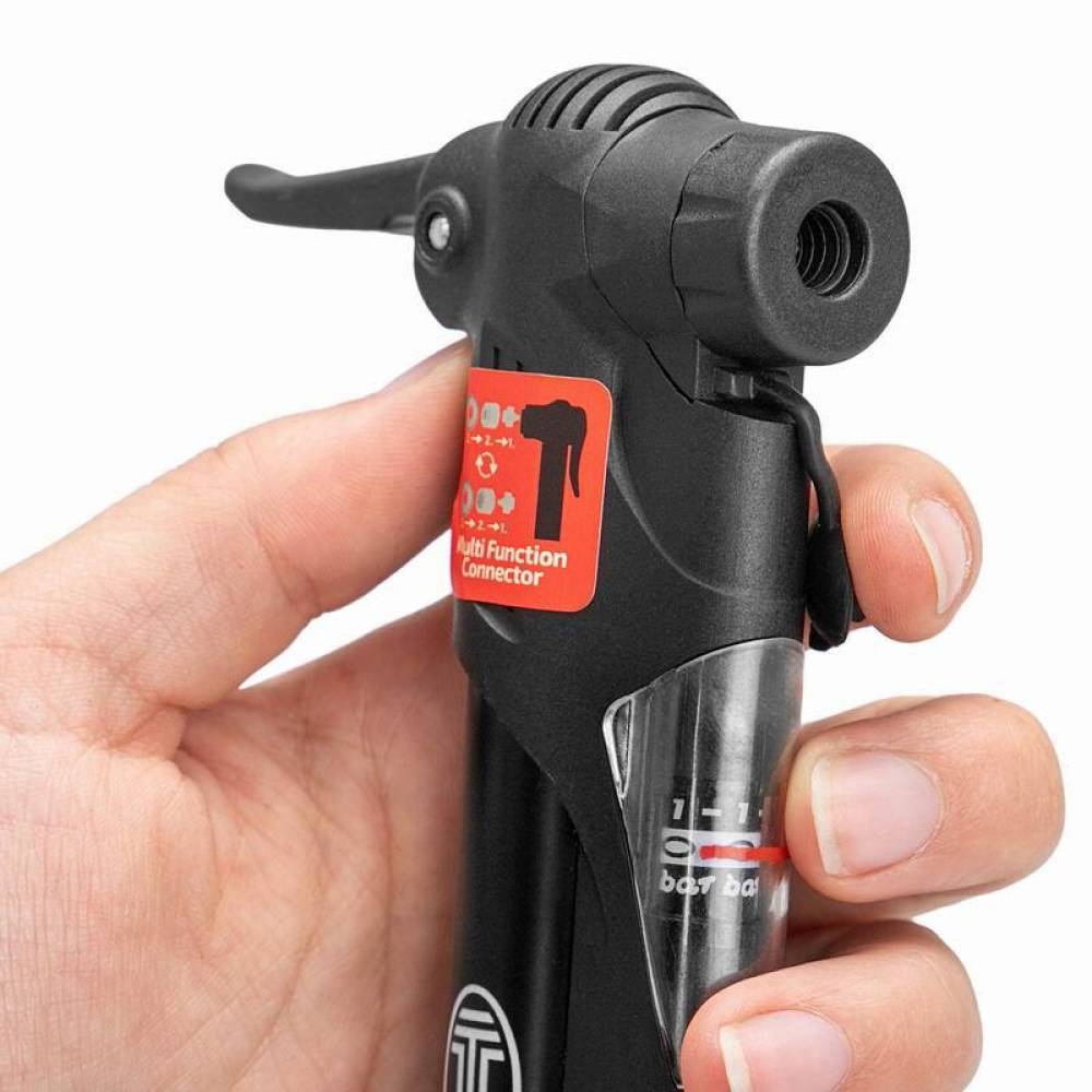 Pompa bicicleta cu manometru, 25x5cm, aluminiu, 8 bar -116 psi, cu suport de prindere, Hand Pump Pro, 216.42 Heyner Pompa bicicleta cu manometru, 25x5cm, aluminiu, 8 bar -116 psi, cu suport de prindere, Hand Pump Pro, 216.42 Heyner