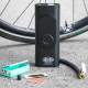 Compresor aer portabil, fara fir, 10bar, 12V, 120W, cu baterie externa de 6000mAh si lanterna, 235.20 Heyner