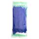 Set 100 coliere plastic 200x3.6mm,albastre, 300014A Damesa