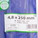 Set 100 coliere plastic 250x4.8mm, albastre, 300023A Damesa