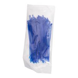 Set 100 coliere plastic 160x2.5mm, albastre, 300006A Damesa