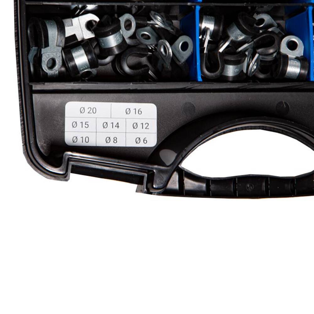Trusa coliere antivibratie P-CLIP, W1, 62 bucati, Mikalor 03503271