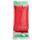 Set 100 coliere plastic 200x3.6mm, rosii, 300014R Damesa Set 100 coliere plastic 200x3.6mm, rosii, 300014R Damesa