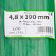 Set 100 coliere plastic 390x4.8mm, verzi, 3000028V Damesa