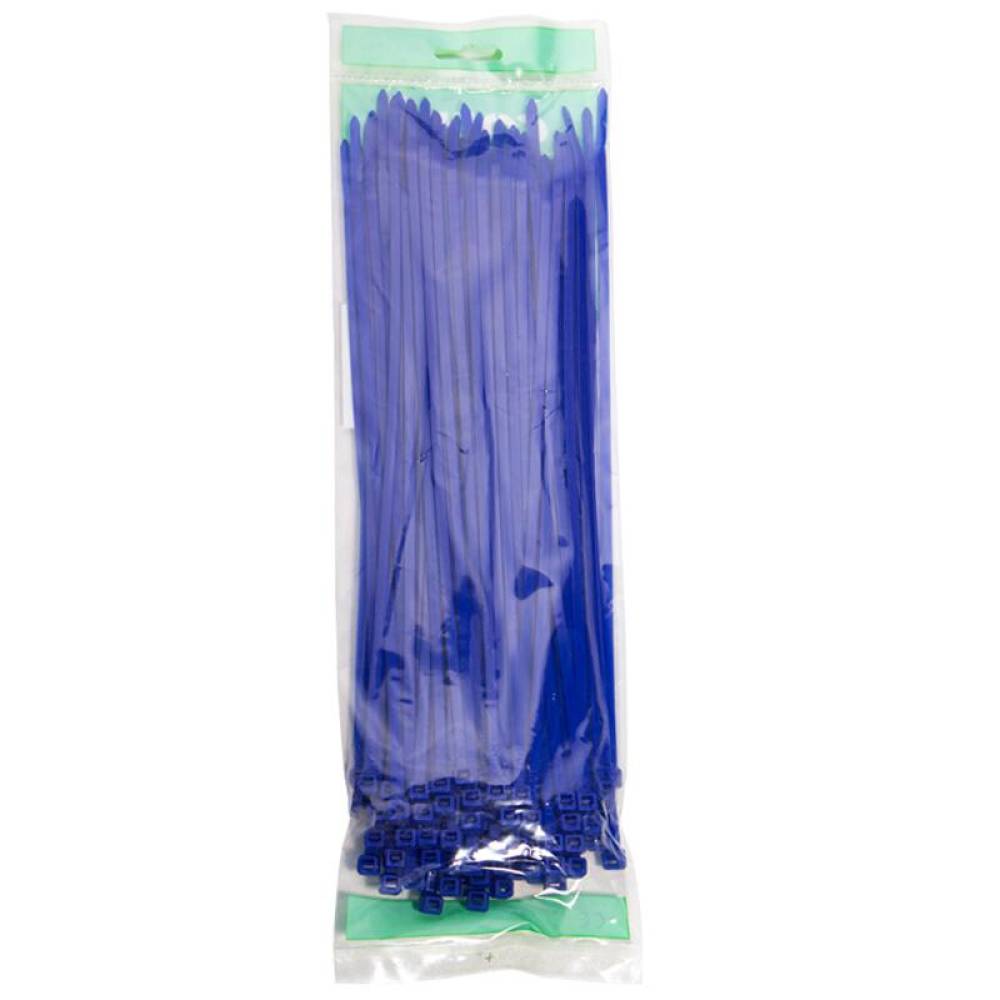Set 100 coliere plastic 300x4.8mm, albastre, 300026A Damesa