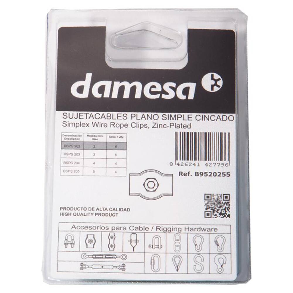 Set 6 cleme fixare cablu fi2, Simplex ZP2, SPS202, B09520255 damesa