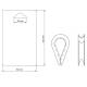 Set 6 bucati, degetar pentru cablu fi3, DIN 6899, B9520458 damesa
