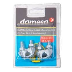 Set 2 bucati, brida galvanizata U.S. TYPE fi5/16″, fi8mm, B9526032 Damesa