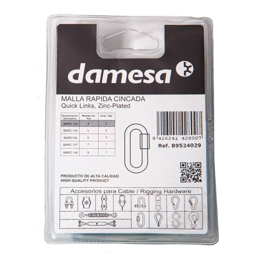 Set 2 carabine Quick Link fi4, BMRC 104, B9524029 damesa