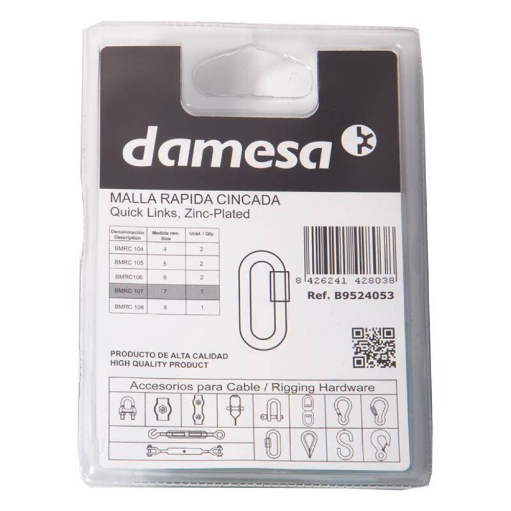 Carabina Quick Link fi7, 1 bucata, BMRC 107, B9524053 Damesa Carabina Quick Link fi7, 1 bucata, BMRC 107, B9524053 Damesa