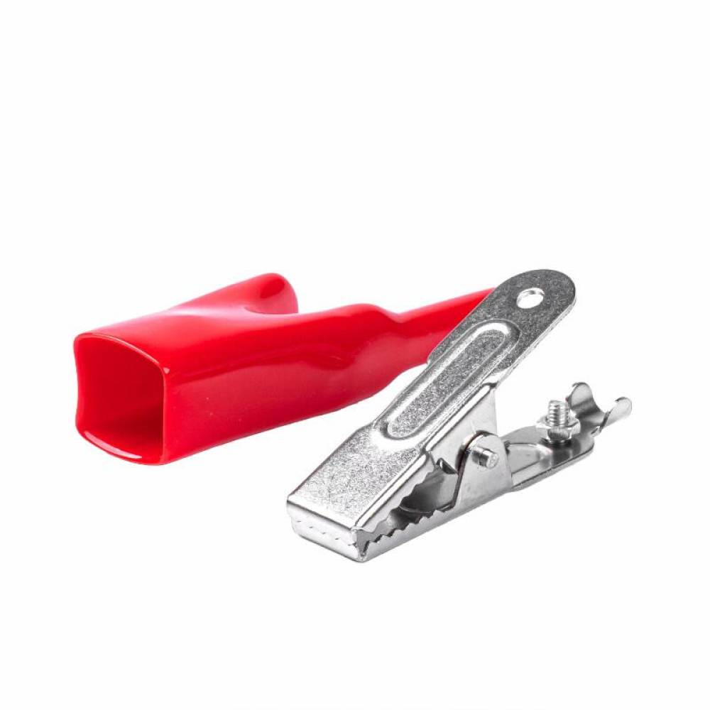 Cleste cablu curent, 7.5cm, 25A, tip crocodil, set 2 bucati, 03046 Amio